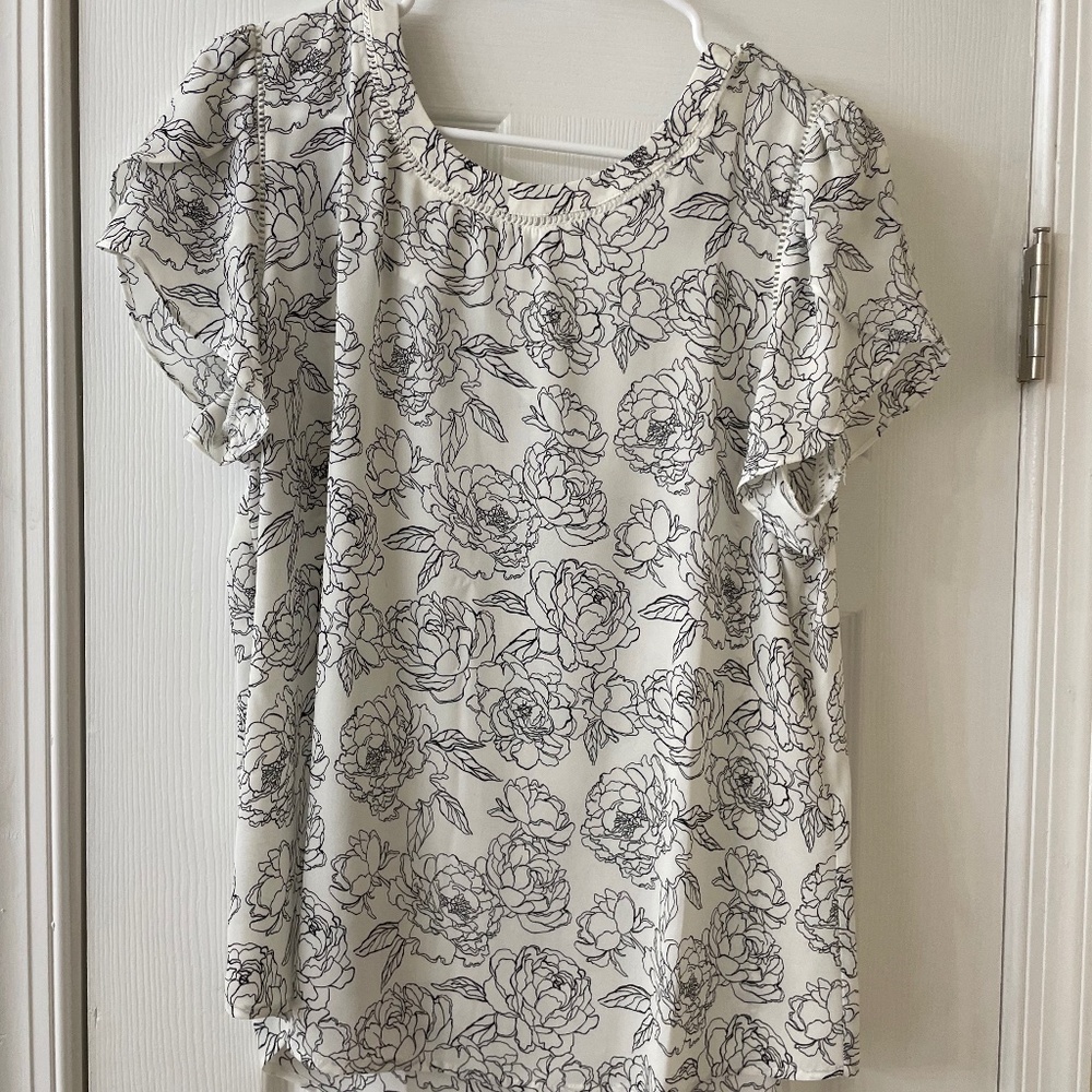 Flowered blouse